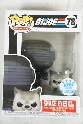 Funko Pop! G.I. Joe Snake Eyes With Timber 78 - Funko Shop Exclusive - Image 1 of 4