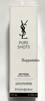 YSL Pure Shots ESMALTE SUAVE DOBLE ESENCIA Brillo y poros más apretados 5 oz / 150 ml Foto 1 de 4