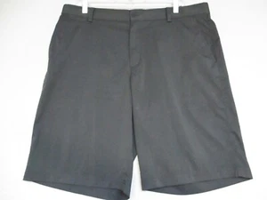 Nike Golf Shorts Mens 36 Dri Fit Standard Fit Black Stretch Flat - Picture 1 of 8