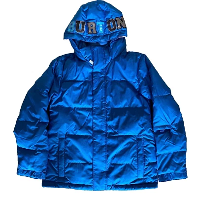 Chaqueta BURTON Dry Ride Down Juvenil Mediana Azul Snowboard Esquí Abrigo de Invierno con Capucha Foto 1 de 4