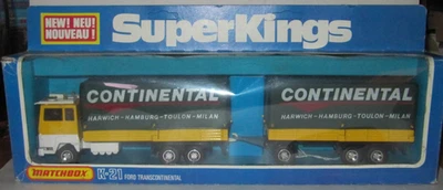 FORD TRANSCONTINENTAL 'CONTINENTAL' MATCHBOX SUPERKINGS K-21 SIN PRECIO BASE COMO NUEVO/PERFECTO Foto 1 de 4