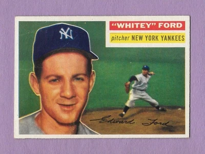 1956 Topps #240 Whitey Ford Salón de la fama Yankees de Nueva York 250 USD Foto 1 de 3
