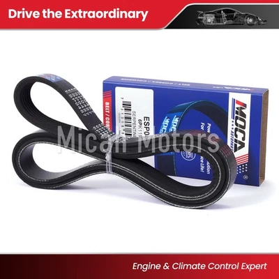 EPDM Serpentine Belt for NISSAN JUKE QASHQAI ROGUE SPORT L4-1.6L 2.0L Foto 1 de 4