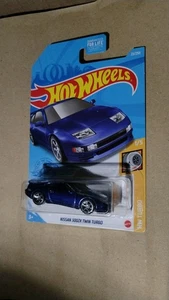 Hot Wheels Super Treasure Hunt - Nissan 300ZX Twin Turbo Blue - 23/250 Rubber Tr - Picture 1 of 3