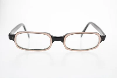 Gafas Selecta Vintage Negro Rosa 44/20 mm Hechas en Francia Foto 1 de 4