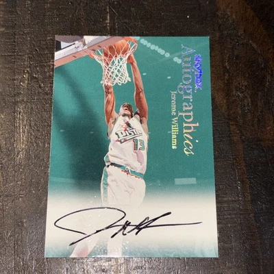 1999-00 Skybox Autographics Jerome Williams Pistons - Image 1 of 2