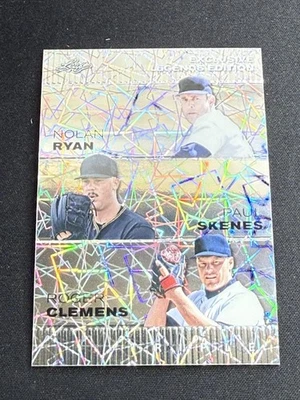 Nolan Ryan / Paul Skenes / Roger Clemens 2024 Leaf Metal Trio /25 RC - Image 1 of 2
