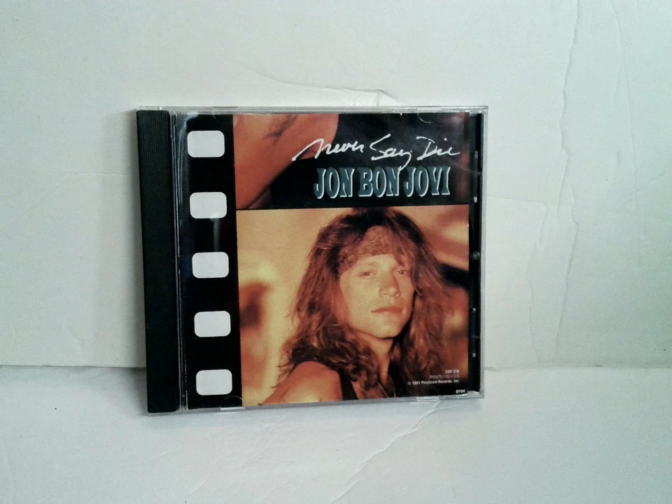 Jon Bon Jovi Never Say Die CD 1990 Promo HTF RARE Foto 1 de 3