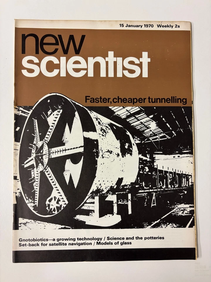 New Scientist Magazine 15 January 1970, Faster cheaper tunnelling, Gnotobiotics - Image 1 of 1