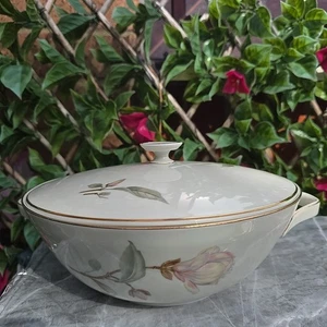 Vintage Hutschenreuther Selb LHS Magnolie Deckel Servierterrine  - Bild 1 von 5