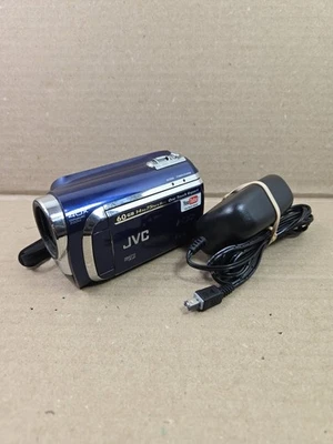 JVC Camcorder Everio GZ-MG630AU 60GB HDD Digital Video Camera Blue Used Tested  - Image 1 of 4