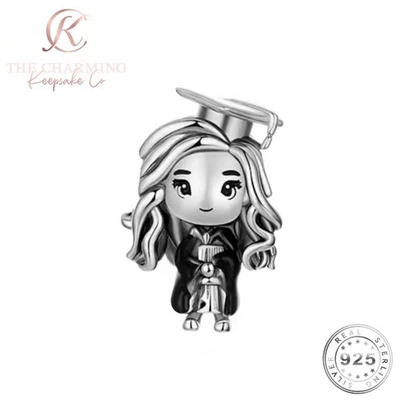 Dije de graduación genuino de plata de ley 925 para graduarse/dejar la escuela de la universidad Foto 1 de 4