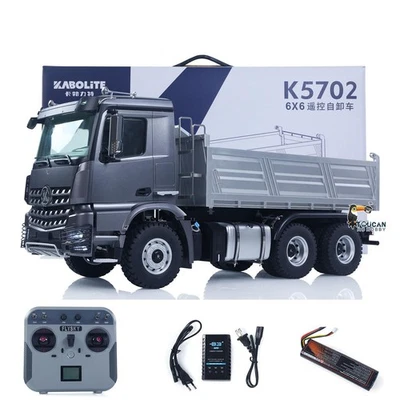 US STOCK 2.4G 1:14 6*6 RC Electric Lifting Dumper5702 Tipper Lifting Rod Vehicle - image 1 of 4