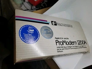 Vintage Prometheus Products Promodem 1200A/CPU modem Apple II ISA964 - Picture 1 of 5