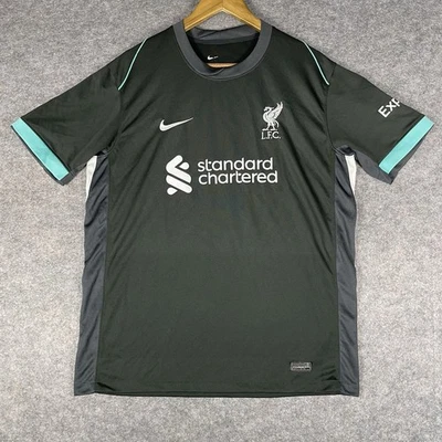 Camiseta de fútbol visitante Nike Liverpool FC 24/25 para mujer XL camisa gris informal Foto 1 de 4