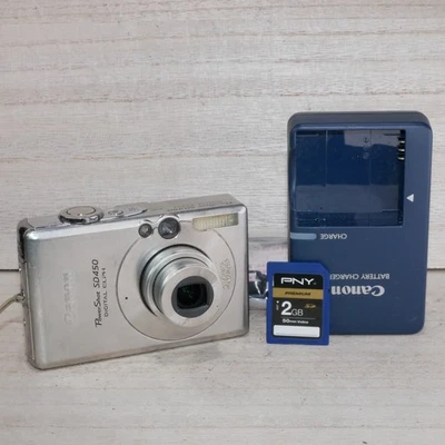 Cámara digital Canon PowerShot Digital ELPH SD450 *PROBADA* con SD 2 GB + cargador Foto 1 de 4