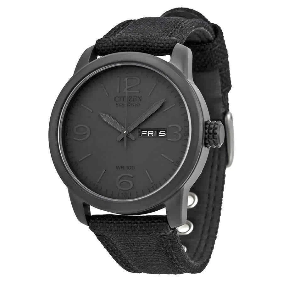 Citizen Men's BM8475-00F Black Canvas Strap Eco-Drive Watch