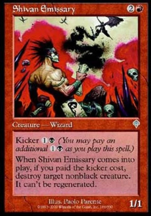 Shivan Emissary - Medium Play MTG Invasion - Image 1 of 1