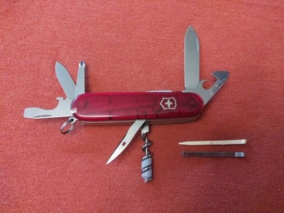 Canivete suíço Victorinox, Spartan Lite, vermelho rubi, 1.7804.T, ótimo estado - Imagem 1 de 4