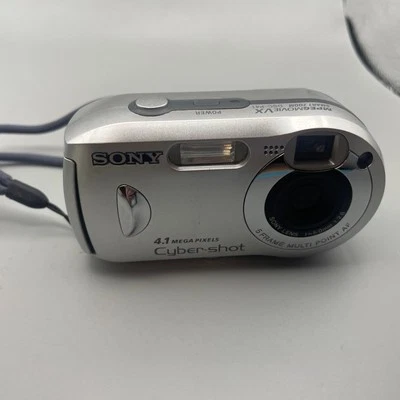 Cámara digital Sony Cybershot DSC-P41 zoom inteligente 4,1 MP película VX - piezas, LEER Foto 1 de 4