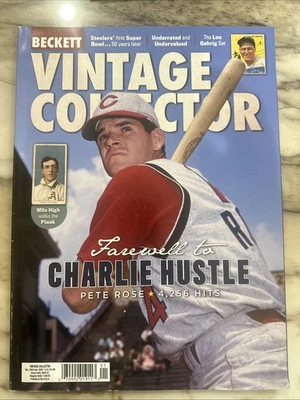 PETE ROSE CHARLIE HUSTLE Farewell BECKETT VINTAGE COLLECTOR Dec 2024 Jan 2025 - Image 1 of 2