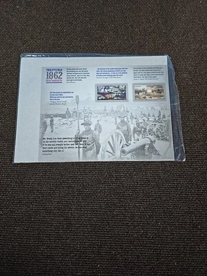 США 2012 #4664-4665 навсегда гражданской войны 1862 лист 12 MNH - Изображение 1 из 2