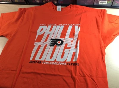 Nueva Camiseta NHL Gildan Philadelphia Flyers Naranja Filadelfia Resistente 17-18 Talla XL Foto 1 de 2