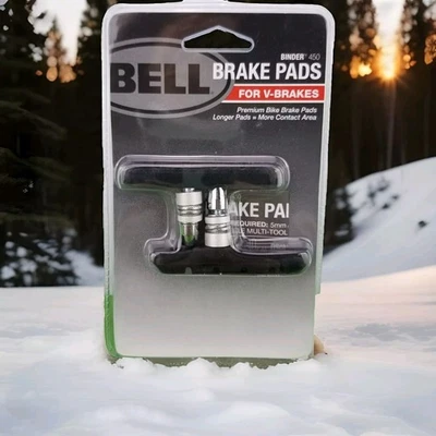 ✅Bell Binder 450 Premium Mountain Touring Bicicleta Bicicleta V-Brake Pads - Almohadilla más larga Foto 1 de 2