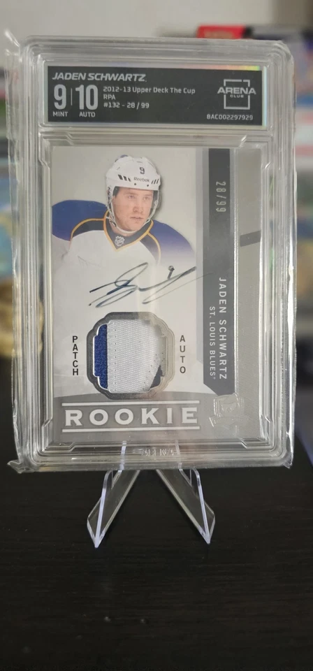 Upper Deck The Cup 2012/99 Jaden Schwartz 9/10 como nuevo RPA parche de novato automático radiocontrol Foto 1 de 3
