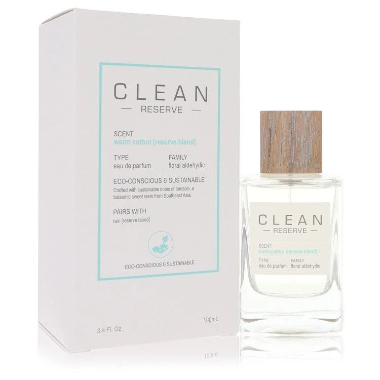 Clean Reserve Warm Cotton 3.4 Oz 100 Ml Eau De Parfum Spray Womens