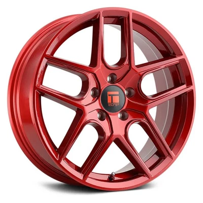 Touren TR79 3279 Wheels 18x8 (35, 5x108, 63.5) Red Rims Set of 4 - Imagem 1 de 4