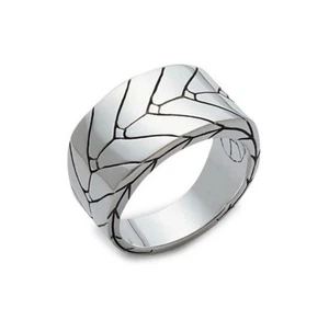 NWT John Hardy Men’s Sterling Silver Ring Size 10 - Picture 1 of 3