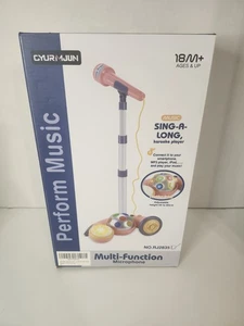 Kids Microphone with Stand, Karaoke Microphone for Kids Singing Along - Picture 1 of 6