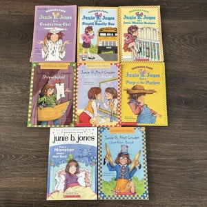 Junie B. Jones Lot of 8 Books by Barbara Park First Grader Graduation Girl - Picture 1 of 17