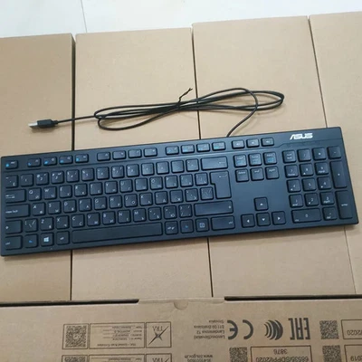 Russian layout USB wired keyboard for ASUS aw211 laptop desktop keyboard - Image 1 of 4