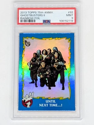 2013 Topps 75th Anniversary Rainbow Foil #92 Ghostbusters II PSA 9 - Image 1 of 2