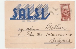 REGGIO EMILIA - PUBBLICITARIA - SALSI - VIAGG. 1953 -32556- - Picture 1 of 1