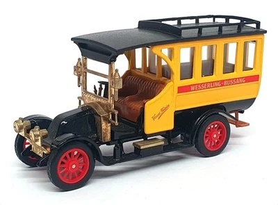 Matchbox Appx 11cm Long Diecast Y44 - 1910 Renault Bus - Black Yellow - Image 1 of 4