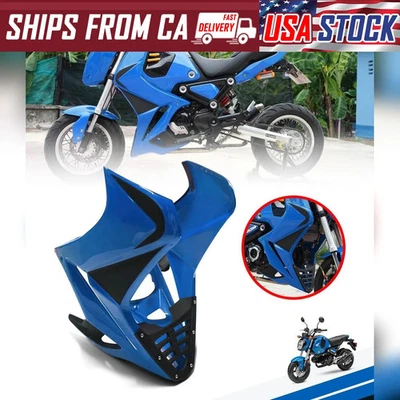 Juego de carenado para vientre marco lateral carrocería azul para Honda nuevo Grom Msx 2021-2024 Foto 1 de 4