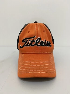 Titleist Hat Adjustable Orange Black Pre-Owned HT64+114 - Image 1 of 4