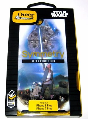 Funda iPhone OTTERBOX 8+ 7+ Disney Auténtica Star Wars✿Rey R2D2 Halcón Milenario Foto 1 de 4