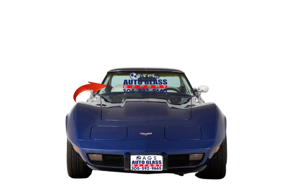 Chevrolet Corvette 1973-1977 cupé 2D parabrisas DW00812GBN Foto 1 de 1