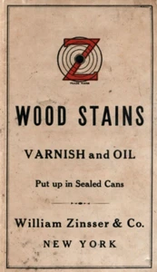 Libretto Campione Macchie Legno Vintage William Zinsser & Co The Bulls-Eye Products - Foto 1 di 3