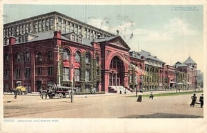 Postal MA: Mechanics' Hall, Boston, Massachusetts, Detroit Pub., publicada 1908 - Imagen 1 de 2