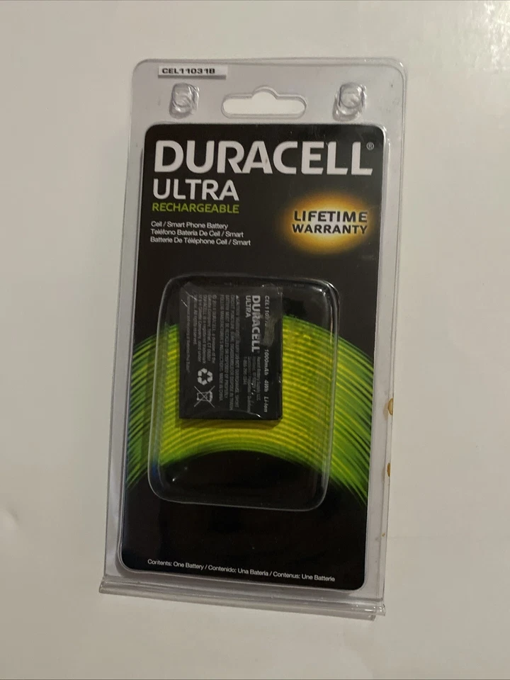 Duracell Ultra Rechargeable Cell/Smart Phone Battery 3.7V 700mAh - 全新 — 第 1/1 张图片