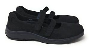 Propet Women's Bilite Walker Mary Jane Walking Shoes Black Velour Size 7 AA (N)