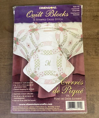 Blocos de colcha de retalhos Dimensions lembrança estampados ponto cruz 73115 - Imagem 1 de 4