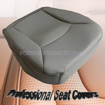 Cubierta de asiento de cuero gris inferior del lado del conductor para Ford E150 E250 E350 2002-07 2008 Foto 1 de 4