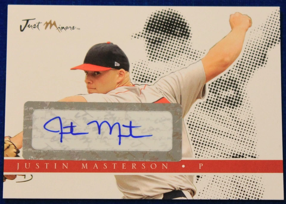 Justin Masterson 2008 Just Minors # JAPR-13 ** Autographed **  - Image 1 of 1