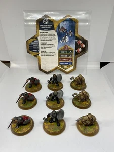 Heroscape Shieldsmiths Of The Granite Keep C3V Customs 3 squads 1 Alternate Fig - Picture 1 of 3